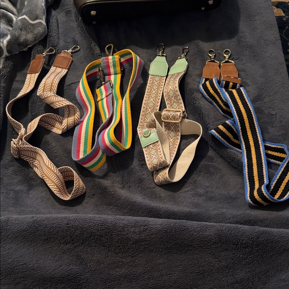 Set of 5 Colorful Adjustable Bag Straps